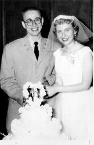 John and Marilyn Lampson wedding